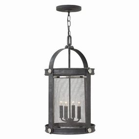 Hinkley Holden Zinc Ceiling Lantern 4 Light soft glow ceiling light