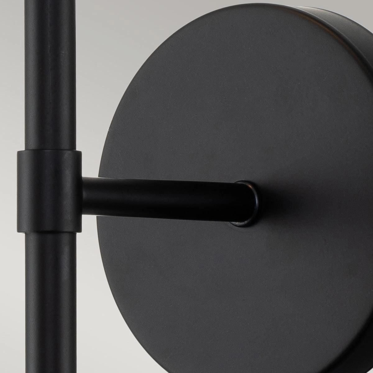 Hinkley Hollis Black Seeded Glass Bathroom Wall Light