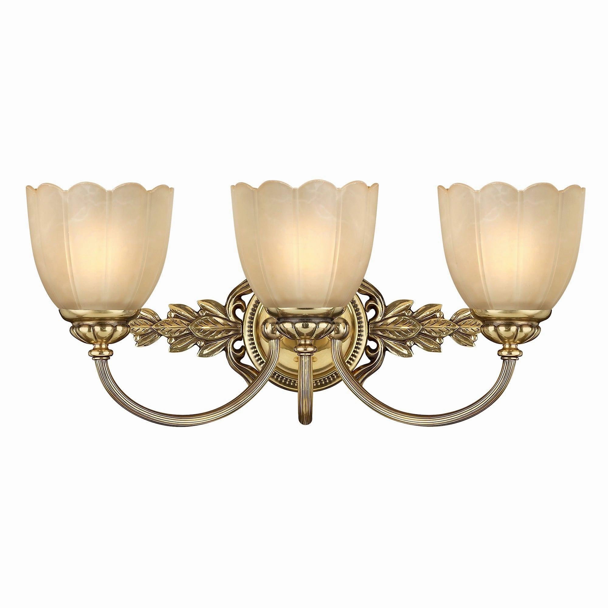 Hinkley Isabella 3 Light Above Mirror Brass Bathroom Light vintage desk lamp