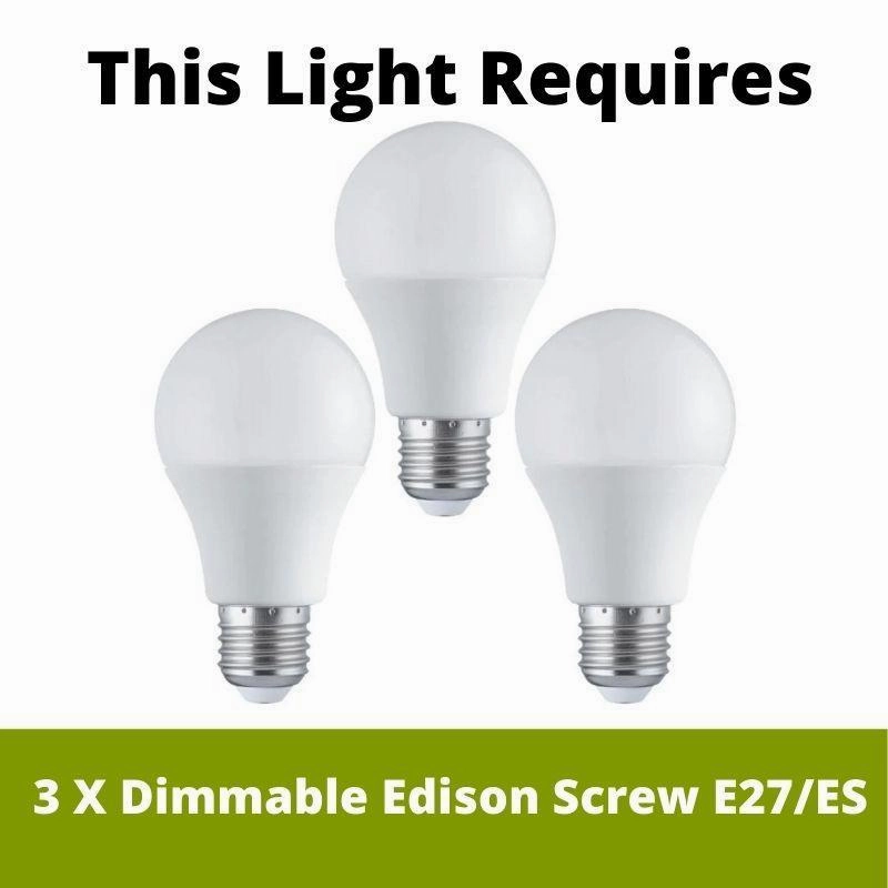 Hinkley Jules 3 Light Nickel Ceiling Flush Mount