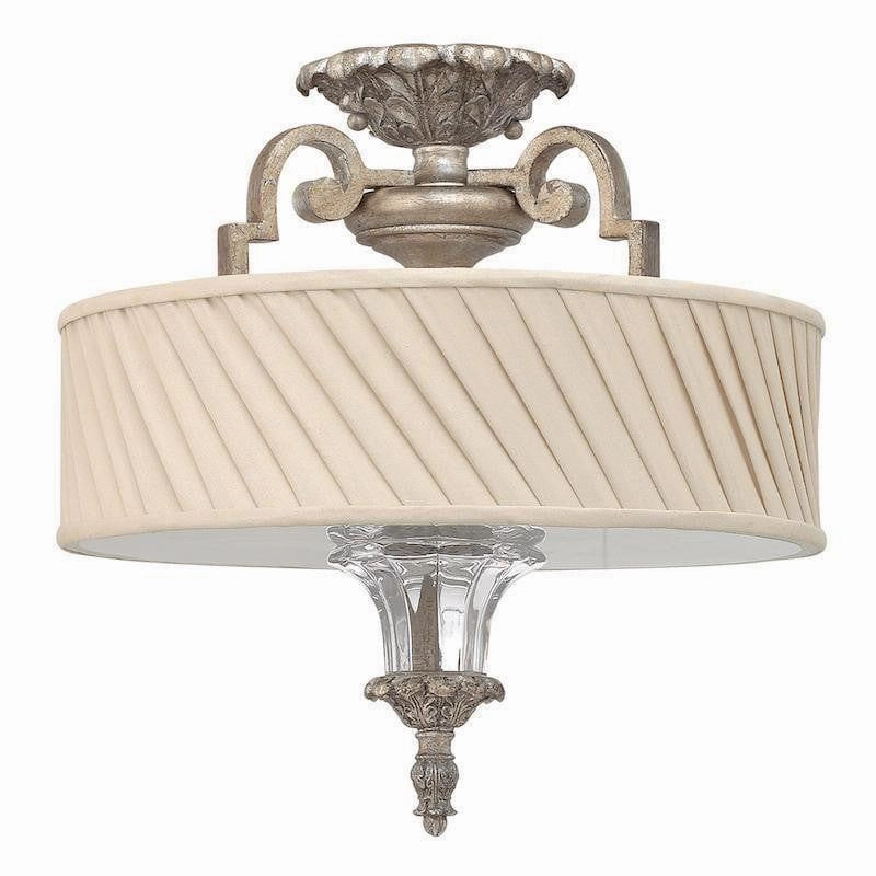 Hinkley Kingsley Semi-Flush Ceiling Light white ceiling lamp
