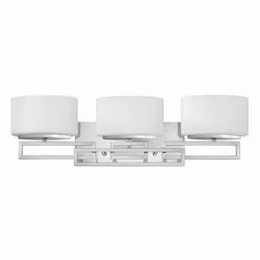 Hinkley Lanza Chrome 3 Light Bathroom Wall Light vintage desk lamp