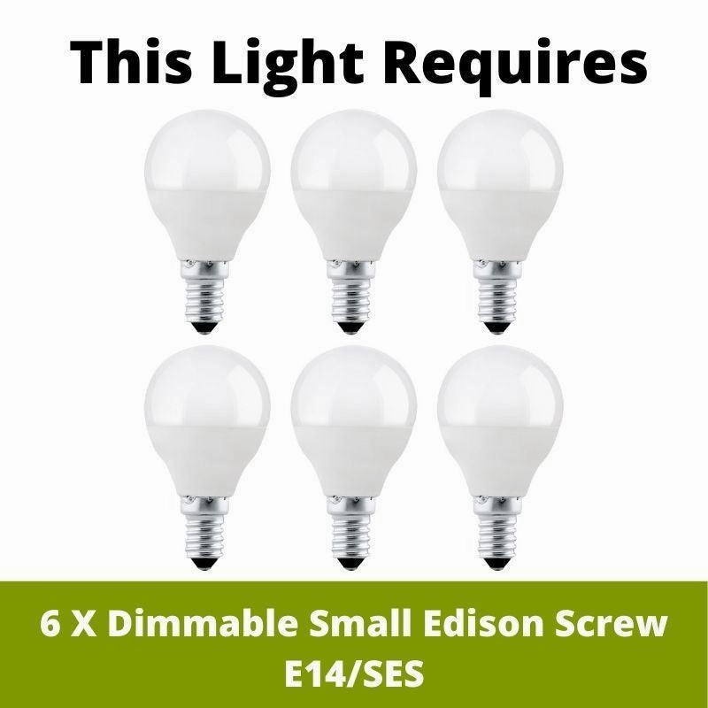 Hinkley Monaco Brushed Nickel Finish 6 Light Chandelier