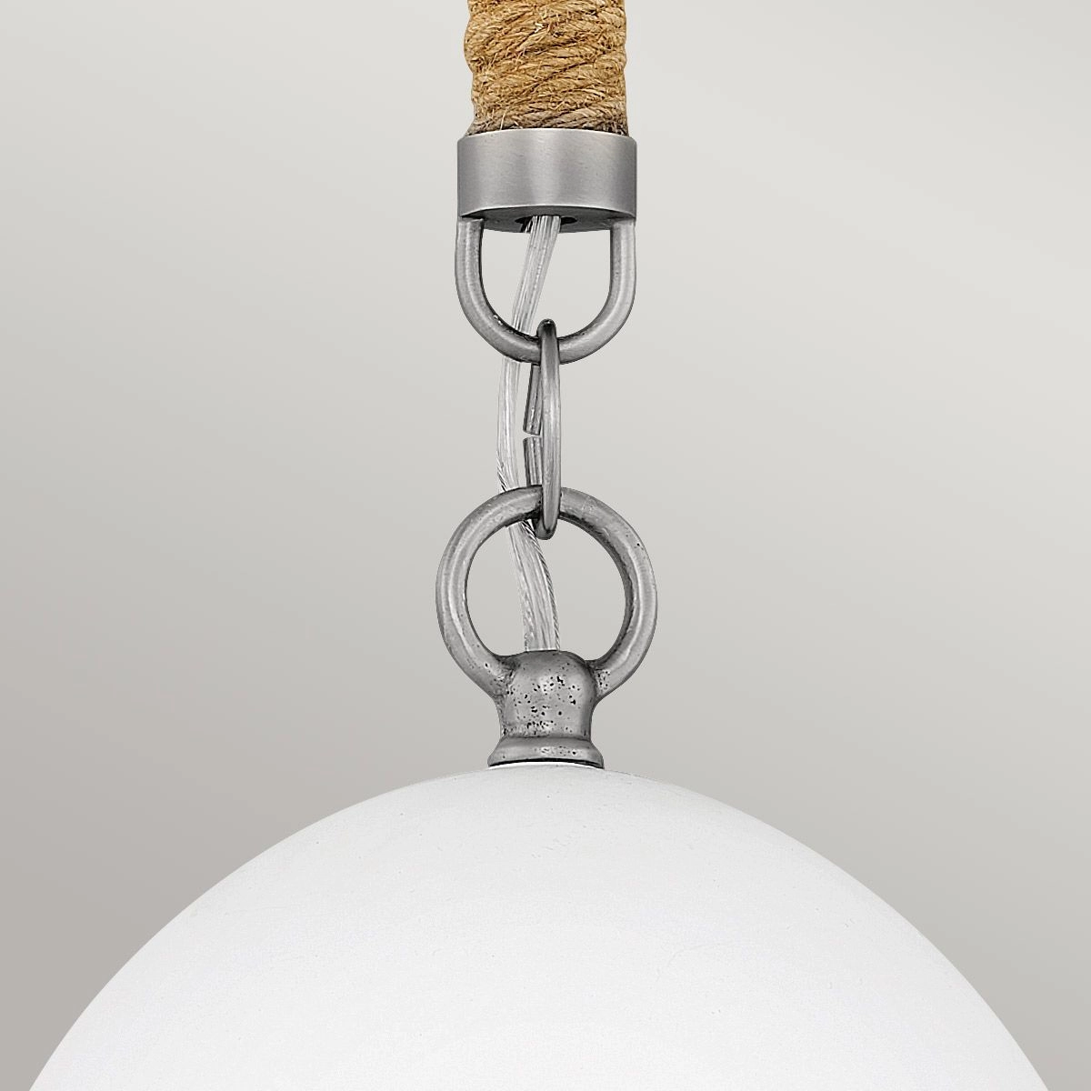 Hinkley Nash Antique Nickel Pendant Light