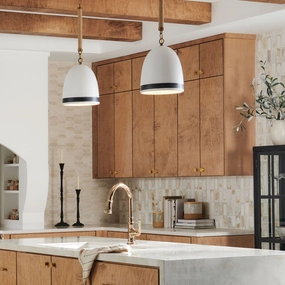 Hinkley Nash Brass Pendant Light sleek LED ceiling lamp