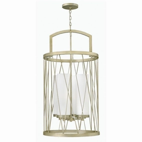 Hinkley Nest Silver Leaf Ceiling Pendant soft glow ceiling light