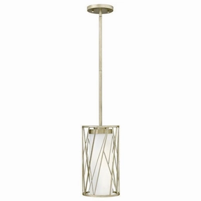 Hinkley Nest Silver Leaf Pendant Ceiling Light ambient ceiling fixture