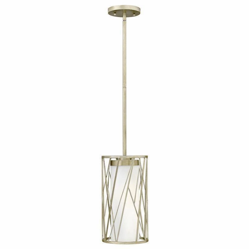 Hinkley Nest Silver Leaf Pendant Ceiling Light ambient ceiling fixture