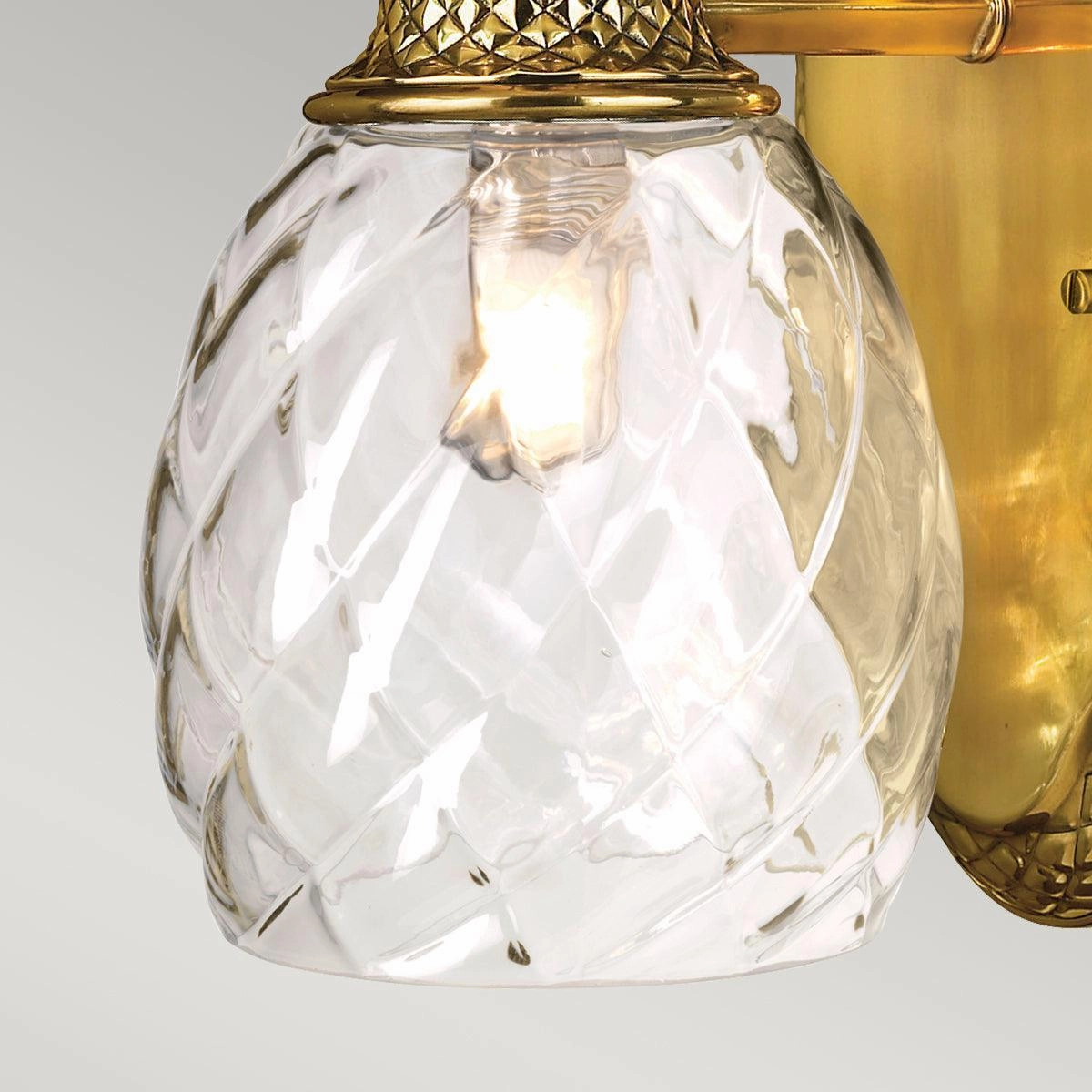 Hinkley Plantation 1 Light Brass Bathroom Wall Light