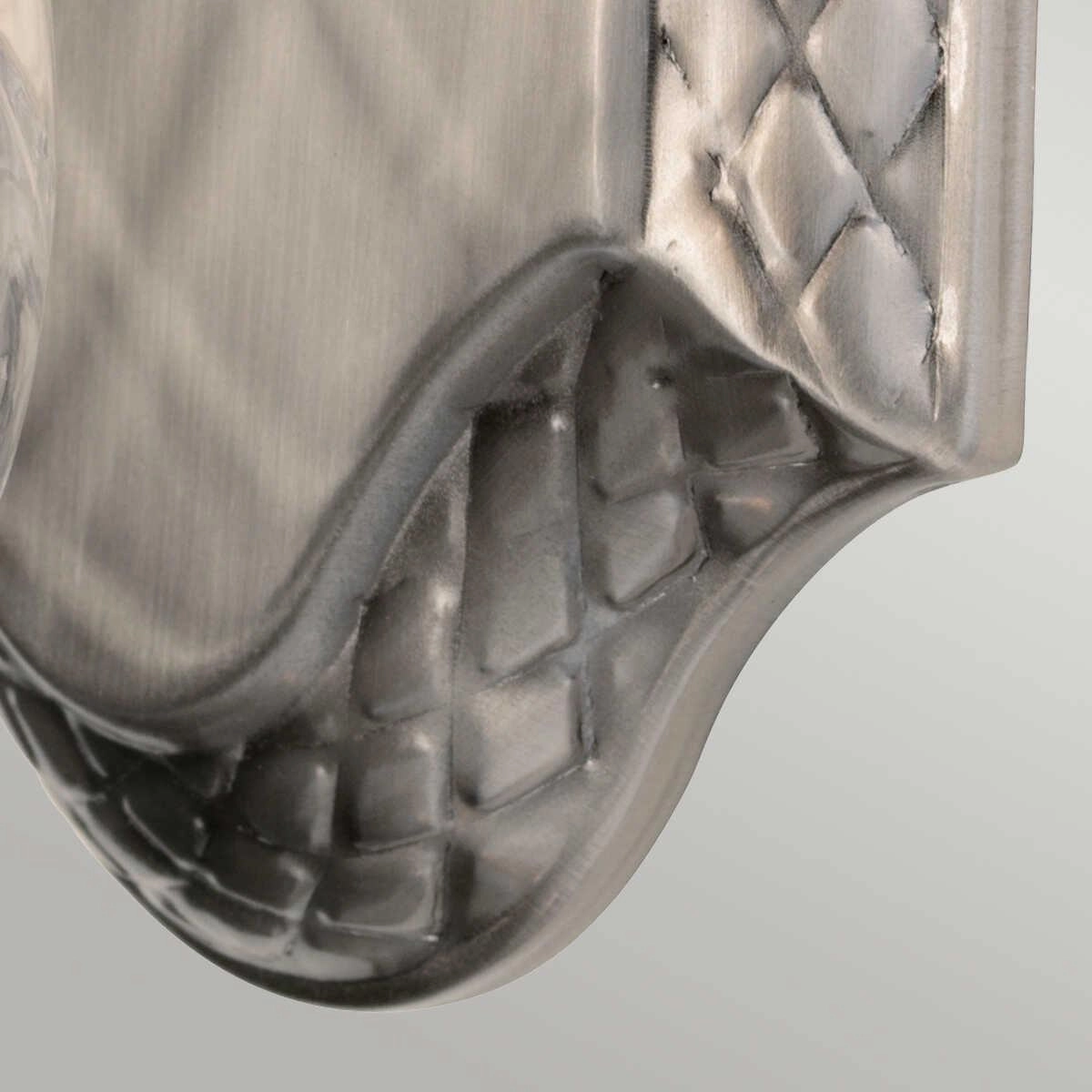 Hinkley Plantation 1 Light Nickel Bathroom Wall Light