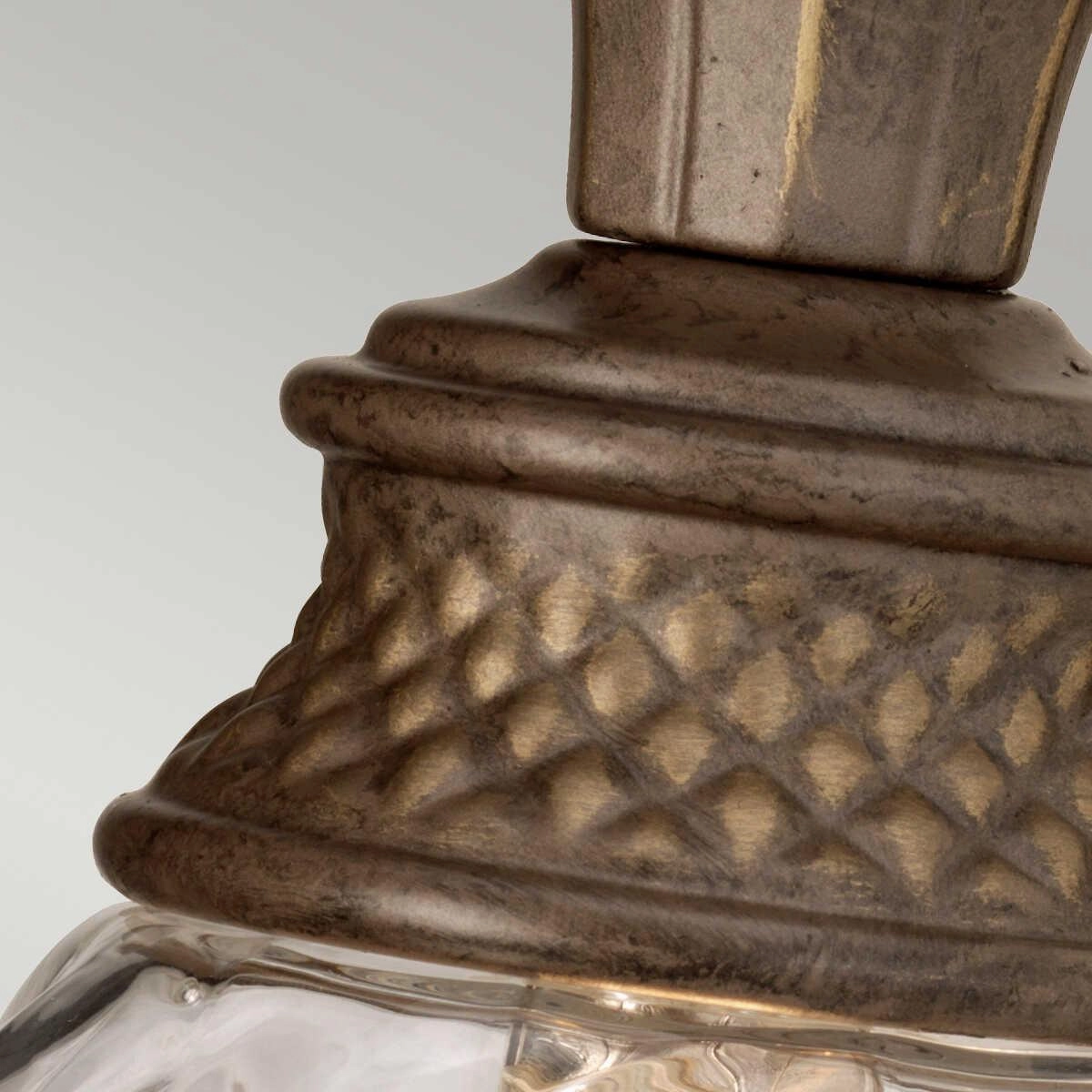 Hinkley Plantation 1 Light Pearl Bronze Bathroom Wall Lights