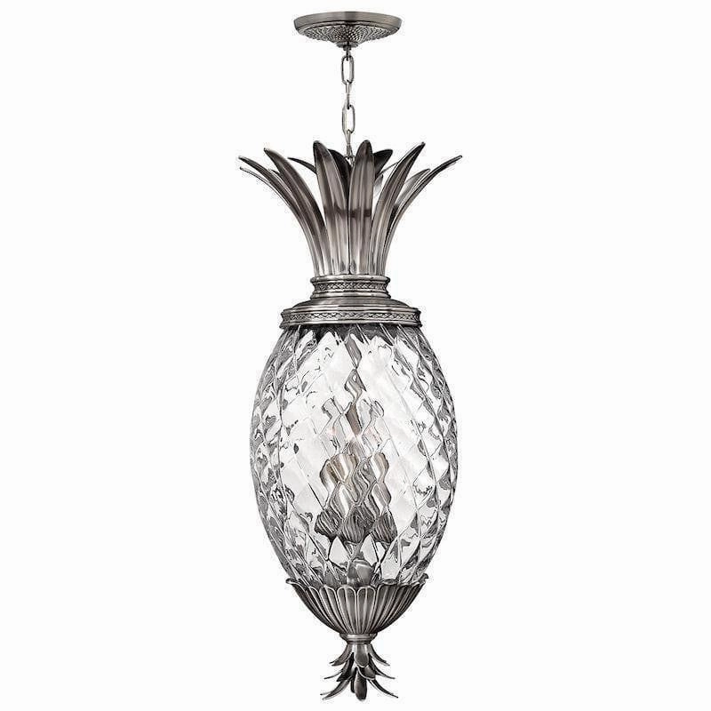 Hinkley Plantation Nickel 4 Light Ceiling Lantern soft glow ceiling light