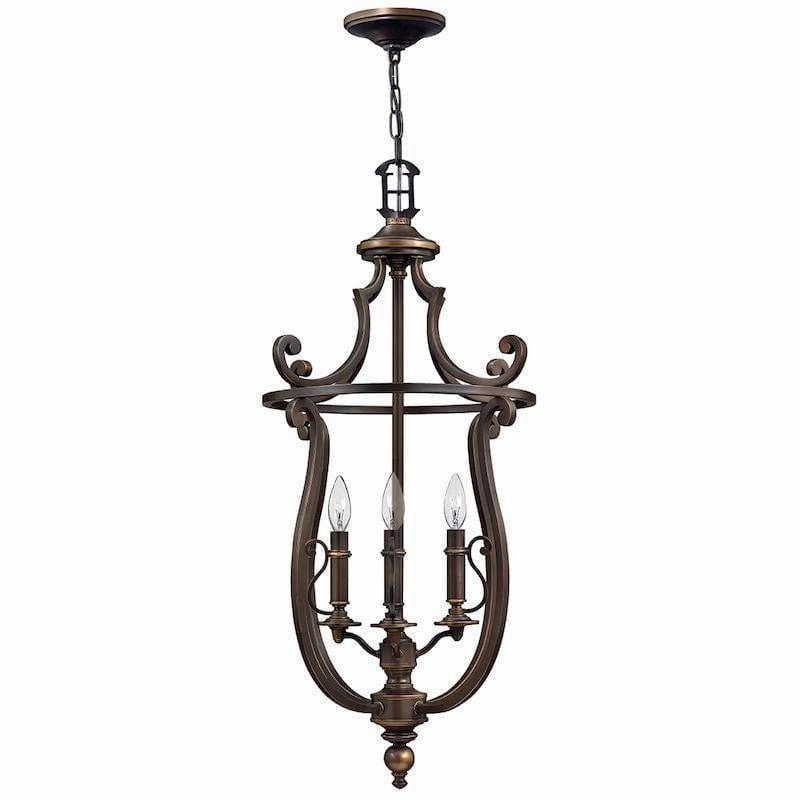 Hinkley Plymouth Pendant Bronze Ceiling Lantern 4 Light white ceiling lamp