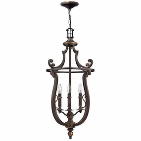 Hinkley Plymouth Pendant Bronze Ceiling Lantern 4 Light white ceiling lamp