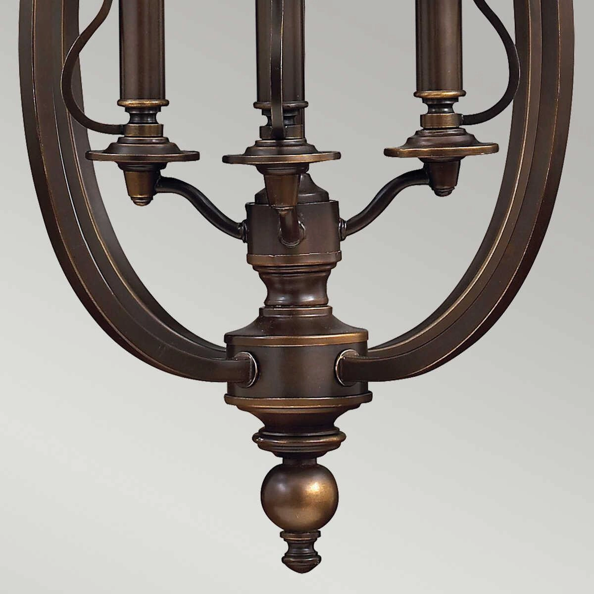 Hinkley Plymouth Pendant Bronze Ceiling Lantern 4 Light