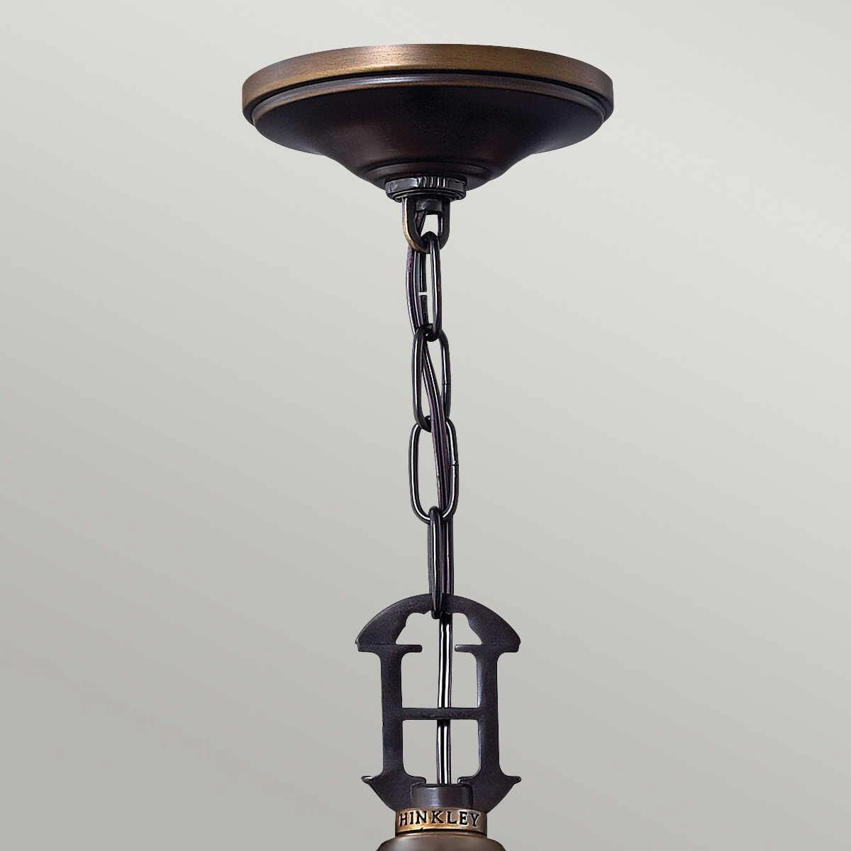 Hinkley Plymouth Pendant Bronze Ceiling Lantern 4 Light