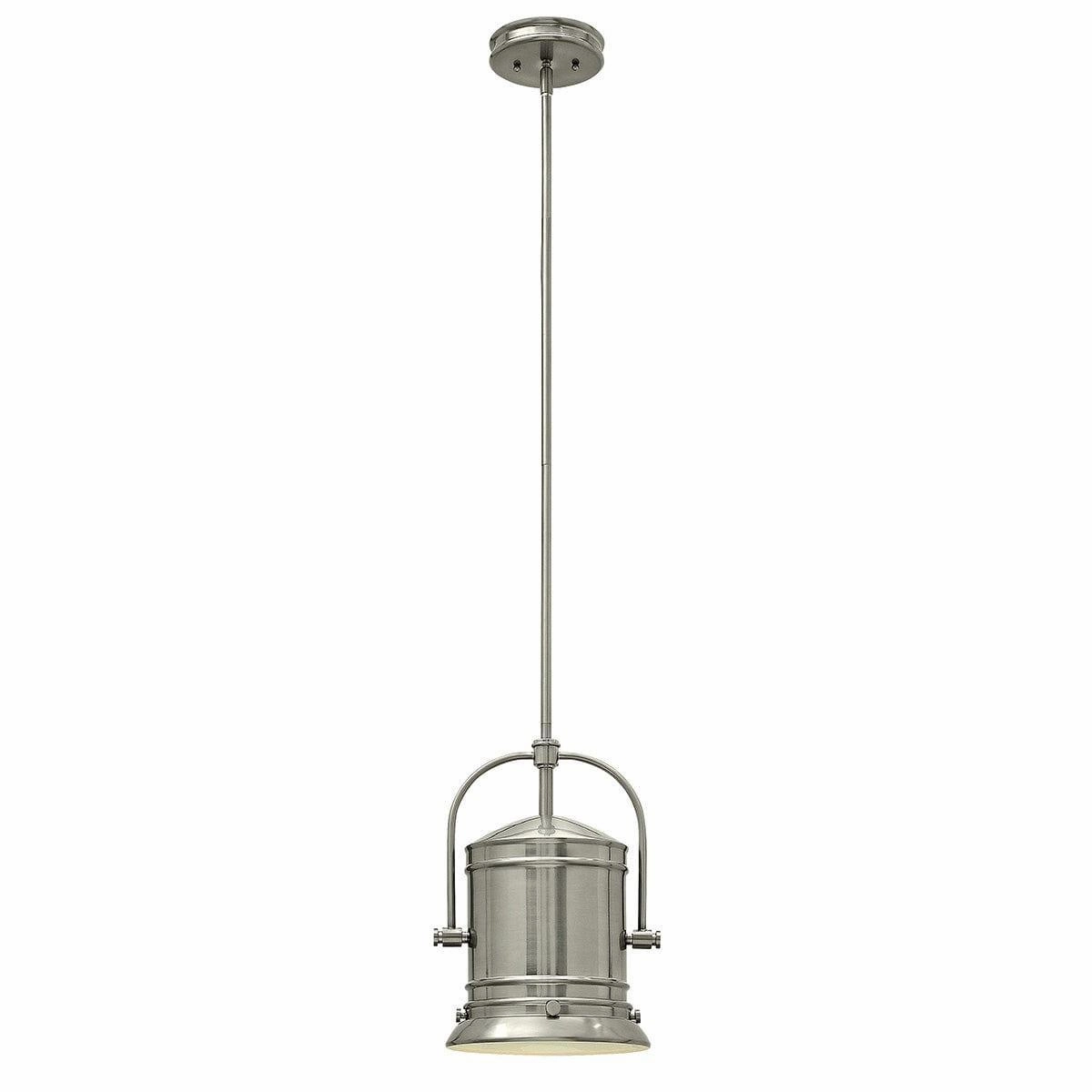 Hinkley Pullman 1 Light Brushed Nickel Ceiling Pendant soft glow ceiling light