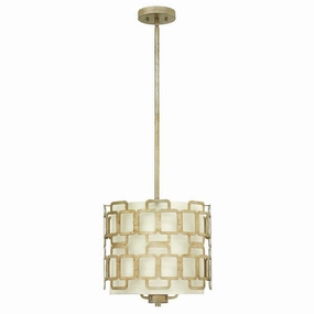 Hinkley Sabina 3 Light Silver Pendant Ceiling Light ambient ceiling fixture