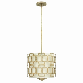 Hinkley Sabina 3 Light Silver Pendant Ceiling Light soft glow ceiling light