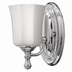 Hinkley Shelly 1 Light Polished Chrome Bathroom Wall Light vintage desk lamp
