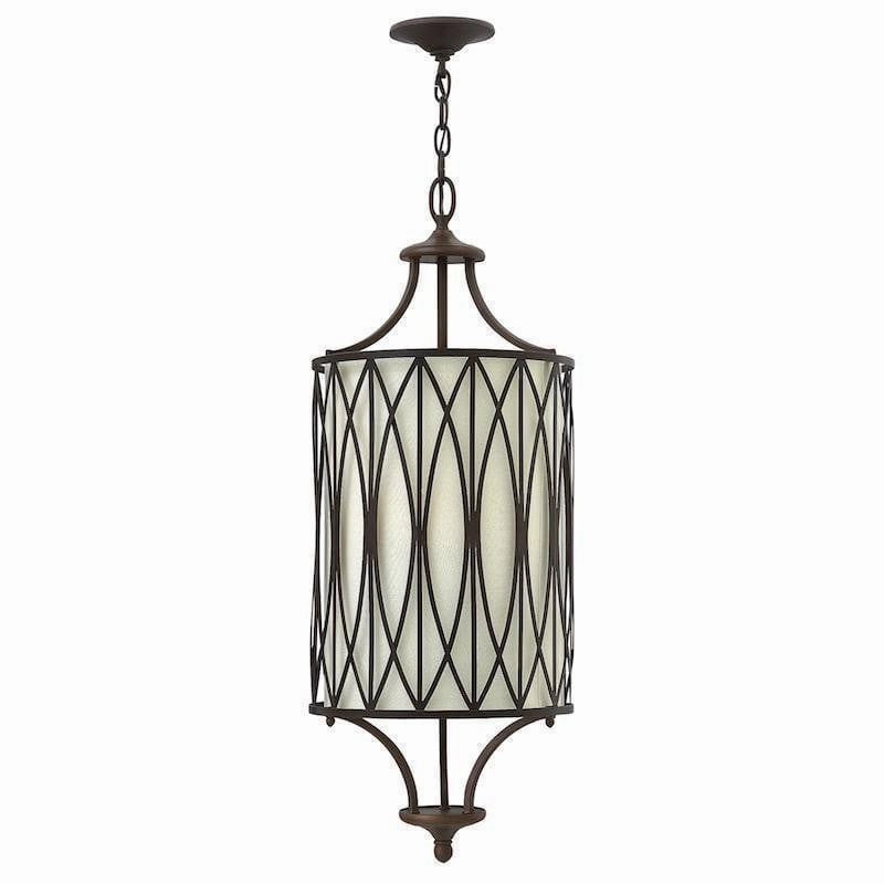 Hinkley Walden 3 Light Victorian Bronze Pendant Ceiling Damaged Box flush mount ceiling fixture