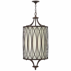 Hinkley Walden 4 Light Victorian Bronze Pendant Ceiling ambient ceiling fixture
