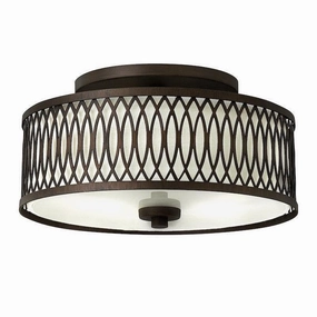 Hinkley Walden Bronze Flush Mount Ceiling Light white ceiling lamp