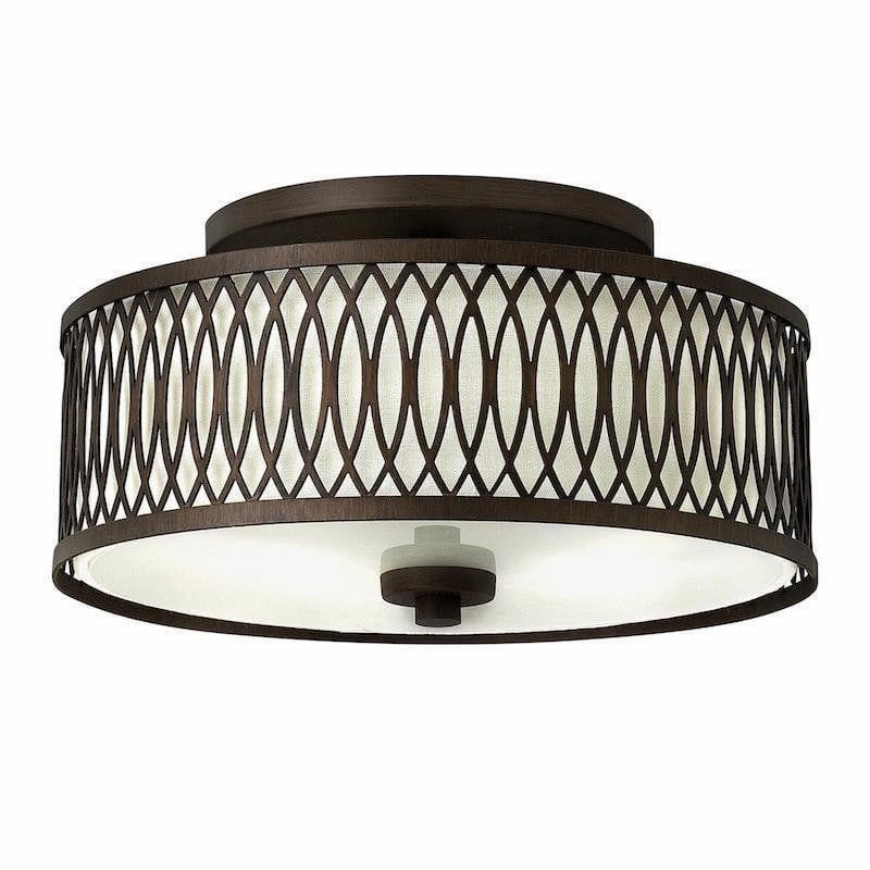 Hinkley Walden Bronze Flush Mount Ceiling Light white ceiling lamp