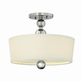 Hinkley Zelda Polished Nickel Semi-Flush ambient ceiling fixture