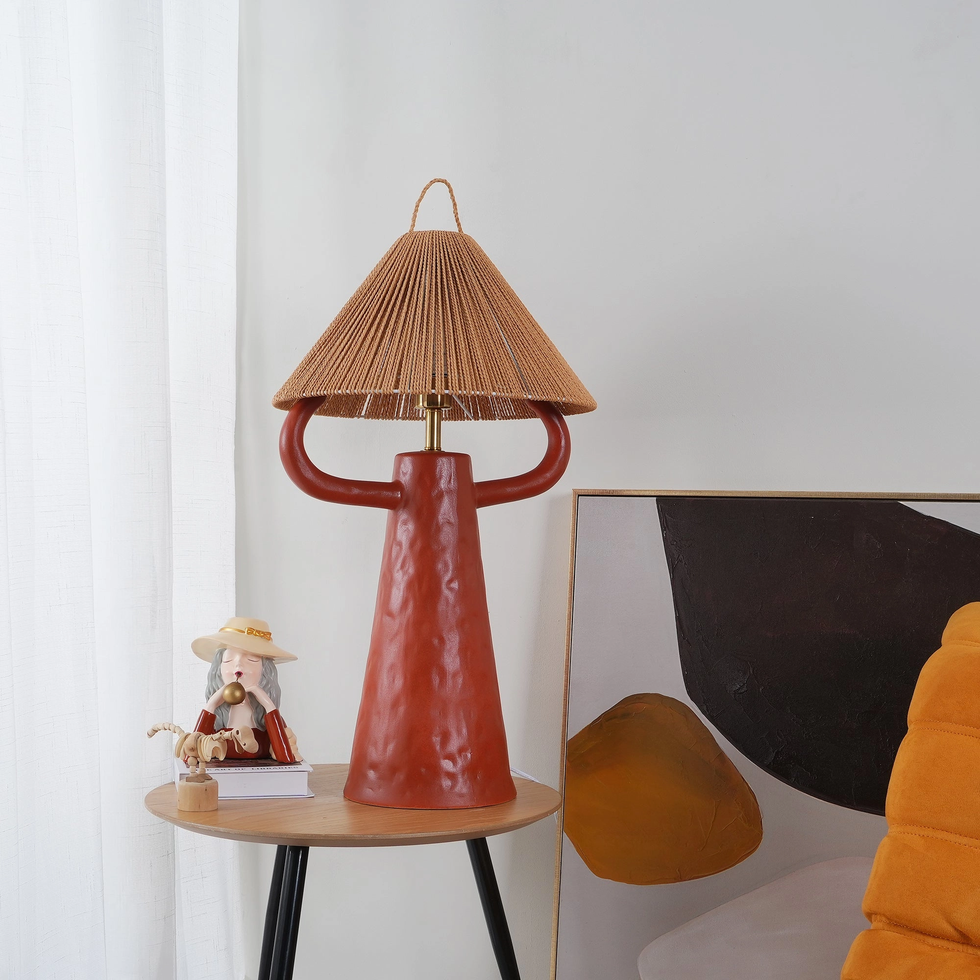 Horns Ceramic Table Lamp
