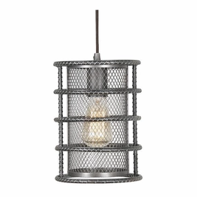 Horton 1 Light Silver Brushed Black Ceiling Pendant soft glow ceiling light
