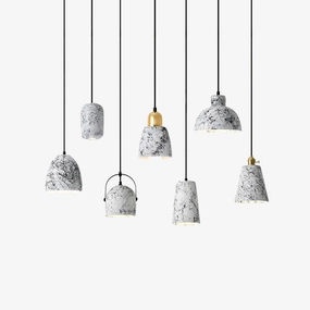Hubble Cement Pendant Lights round ceiling light