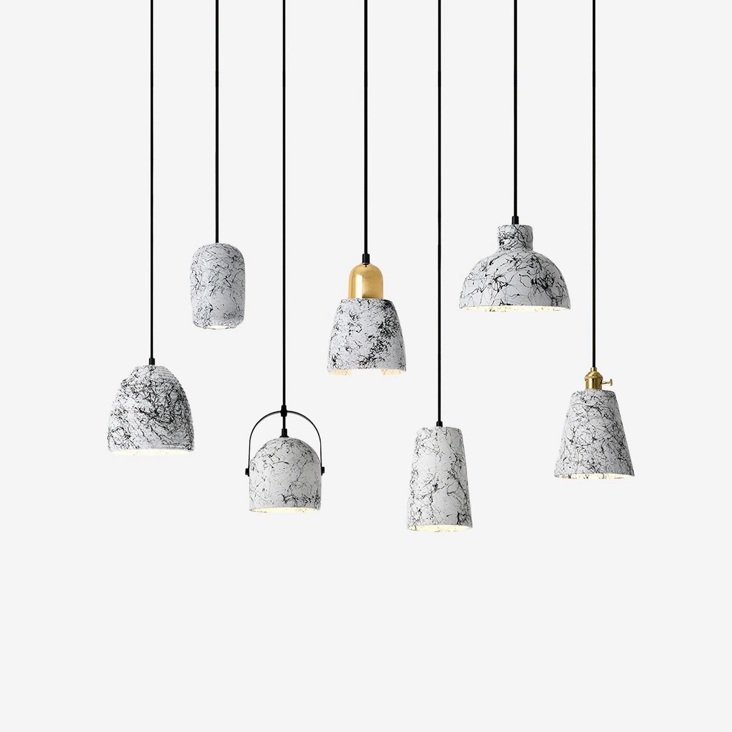 Hubble Cement Pendant Lights round ceiling light