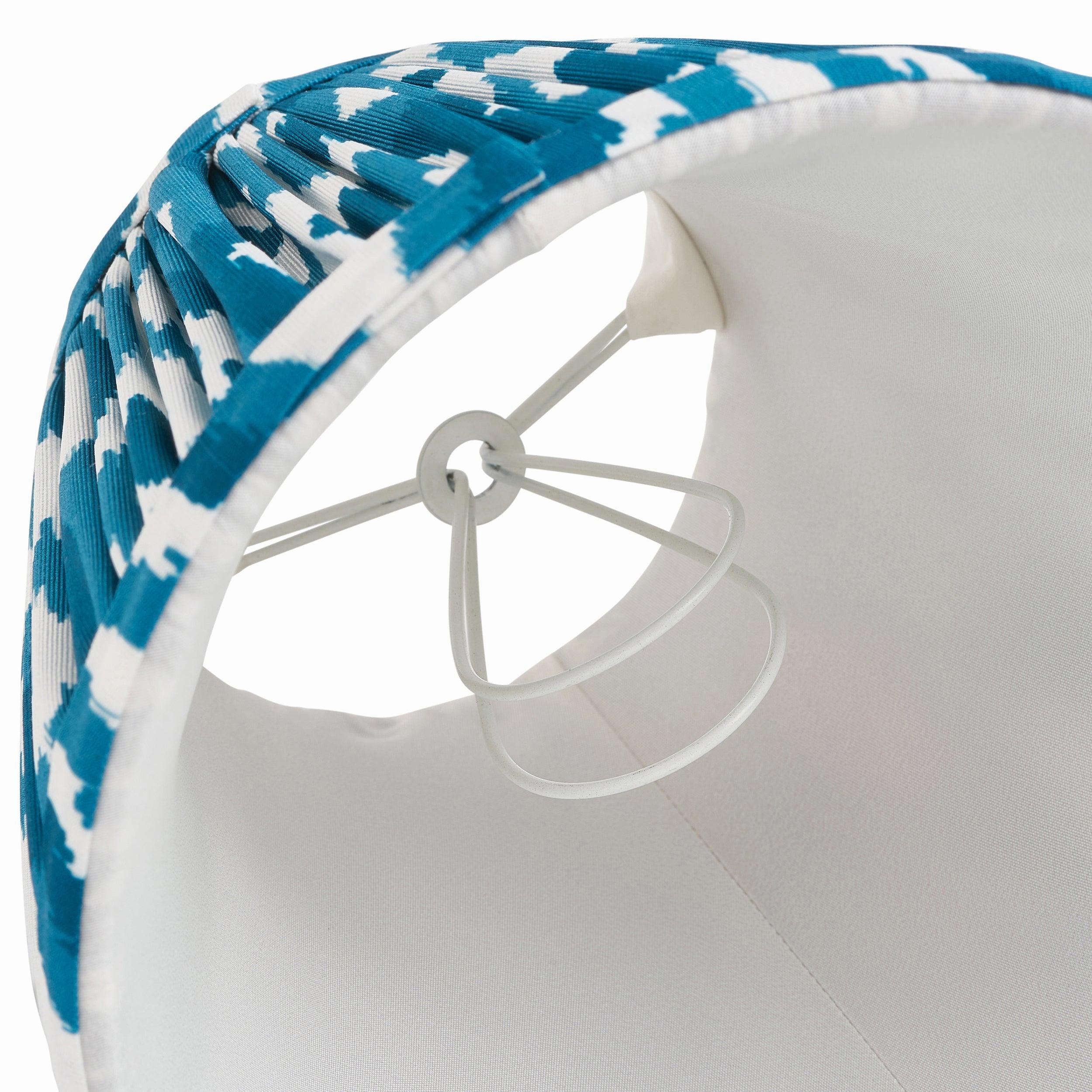 Ikat 16cm Blue Lamp Shade
