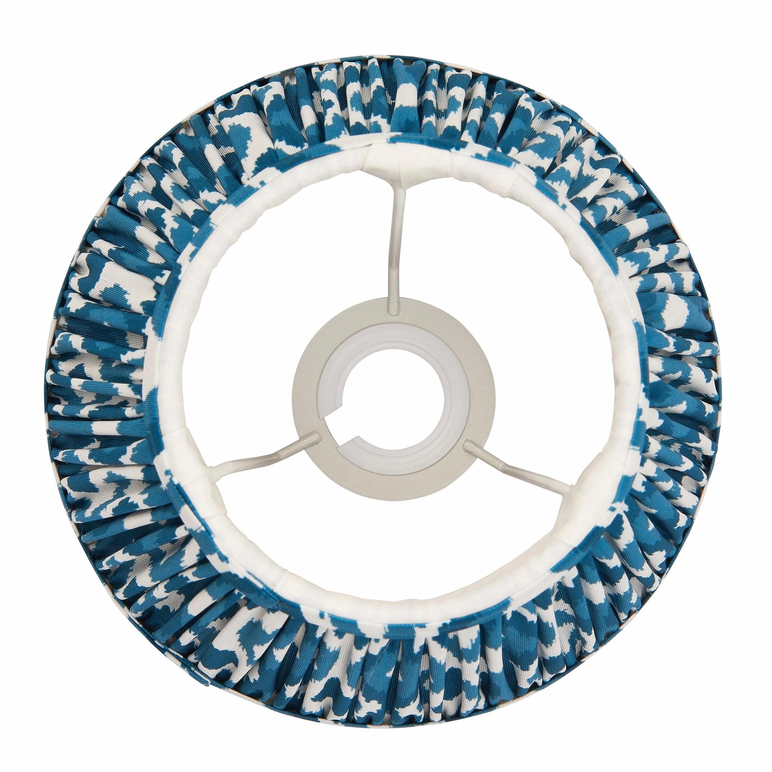 Ikat 20cm Blue Lamp Shade