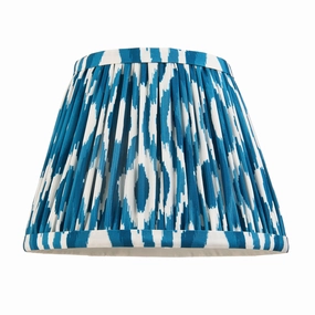 Ikat 20cm Blue Lamp Shade decorative indoor light