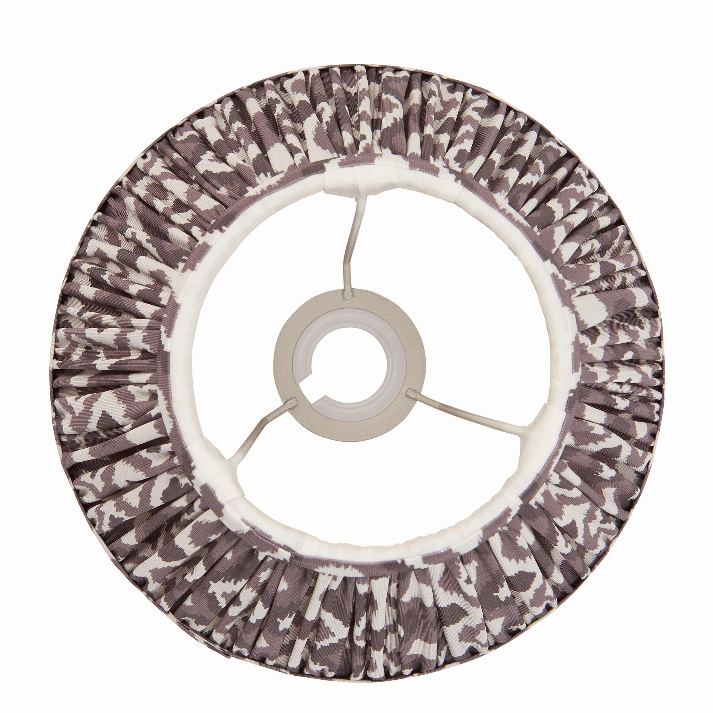 Ikat 25cm Grey Lamp Shade