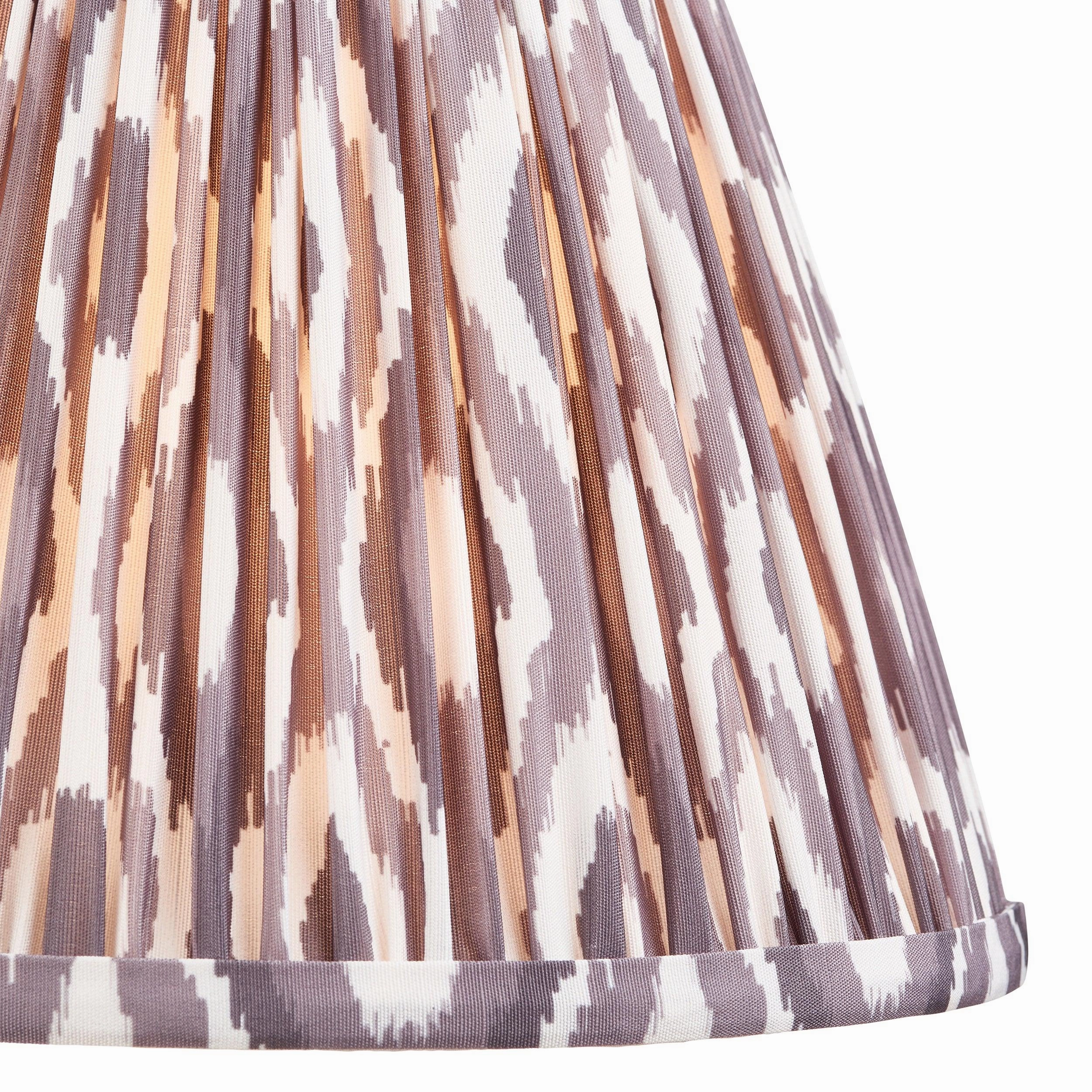 Ikat 25cm Grey Lamp Shade