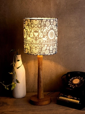 Indian Art Wooden Lamp decorative ceiling fixture