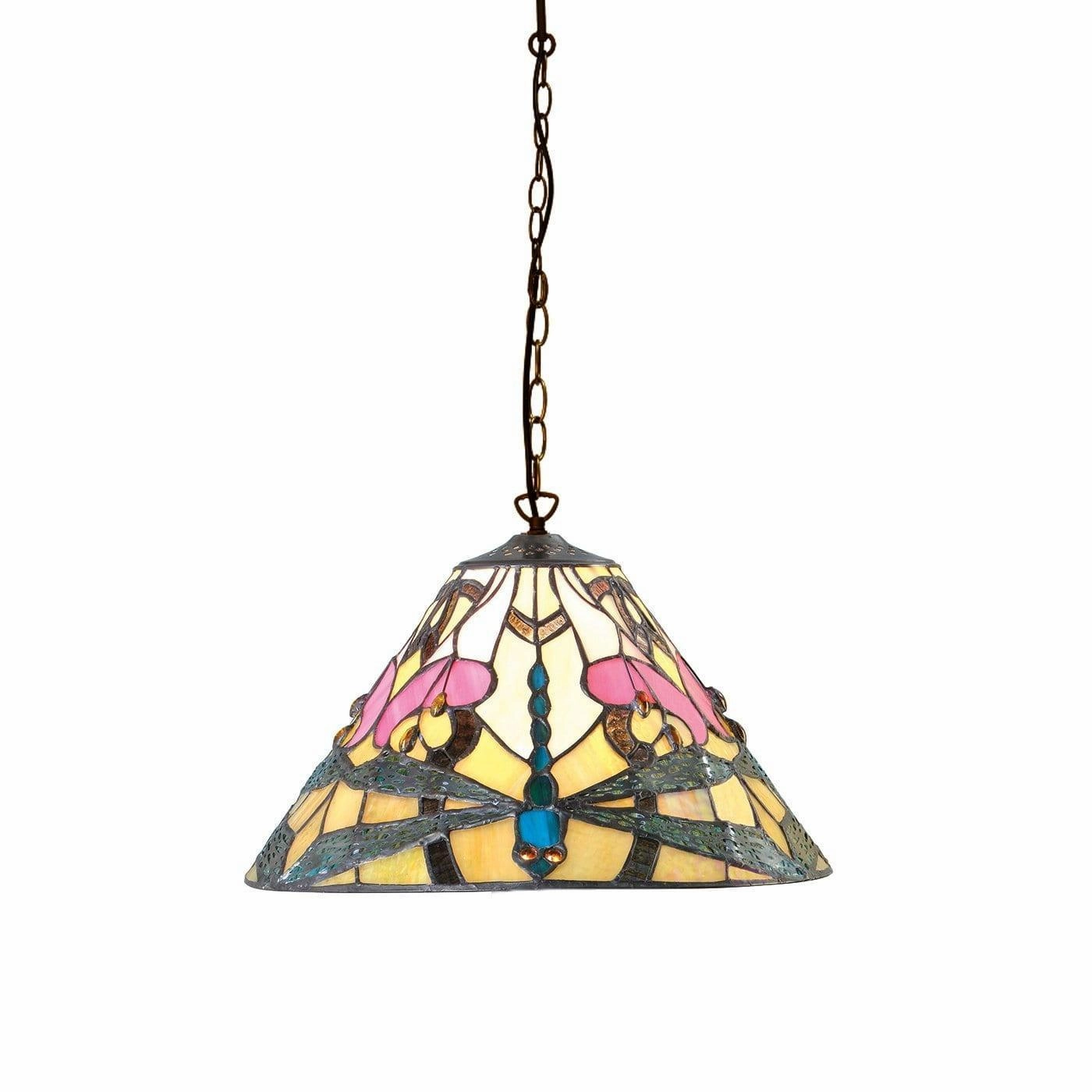 Interiors 1900 Ashton Small Tiffany Ceiling Pendant recessed ceiling spot lamp