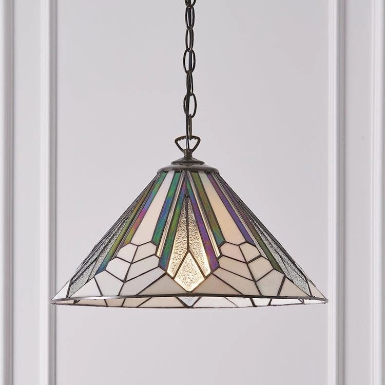 Interiors 1900 Astoria Tiffany Ceiling Pendant - 40cm