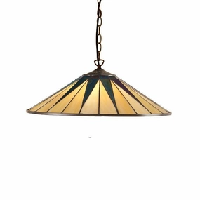 Interiors 1900 Dark Star Large Tiffany Ceiling Pendant recessed ceiling spot lamp