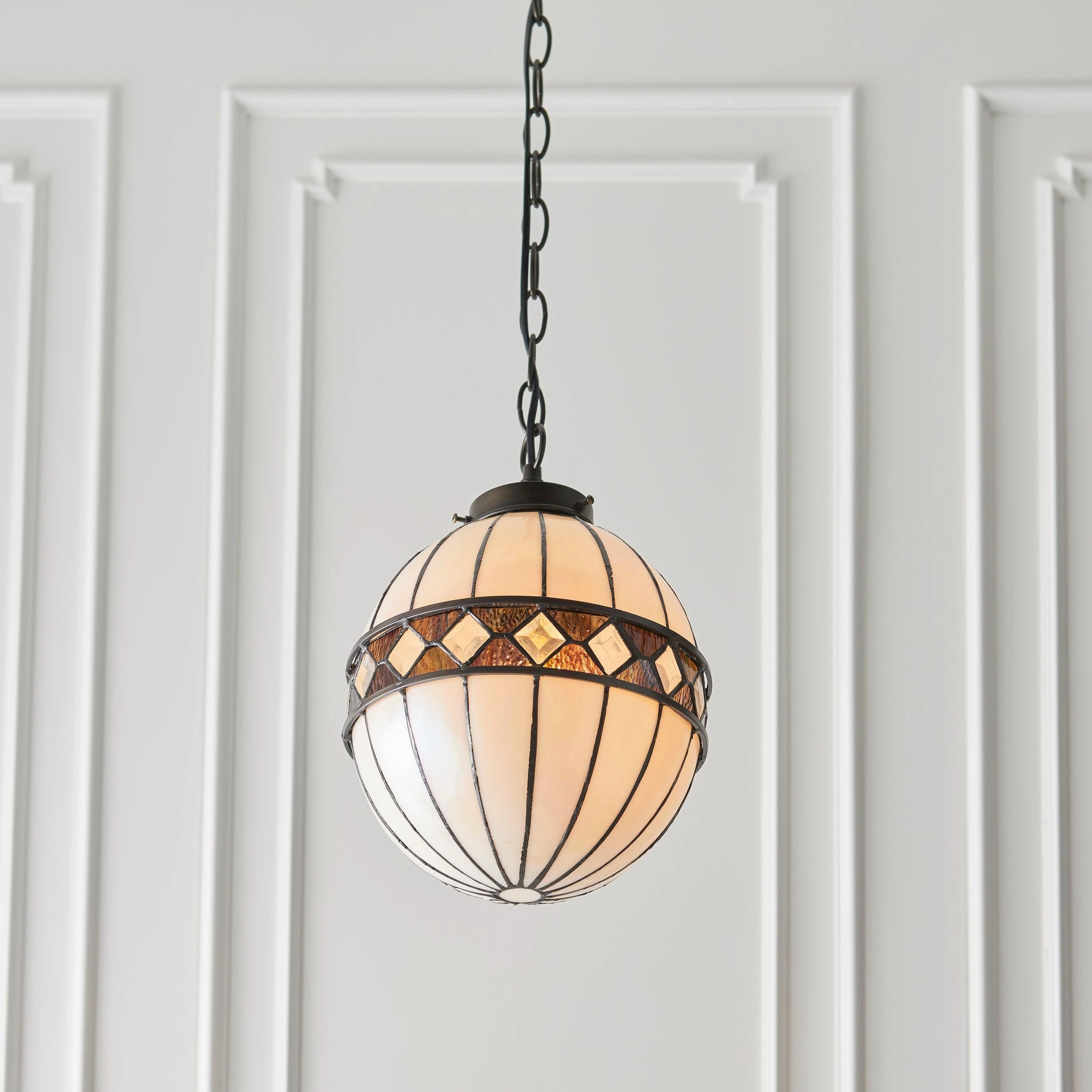 Interiors 1900 Fargo Small Tiffany Globe Ceiling Light recessed ceiling spot lamp