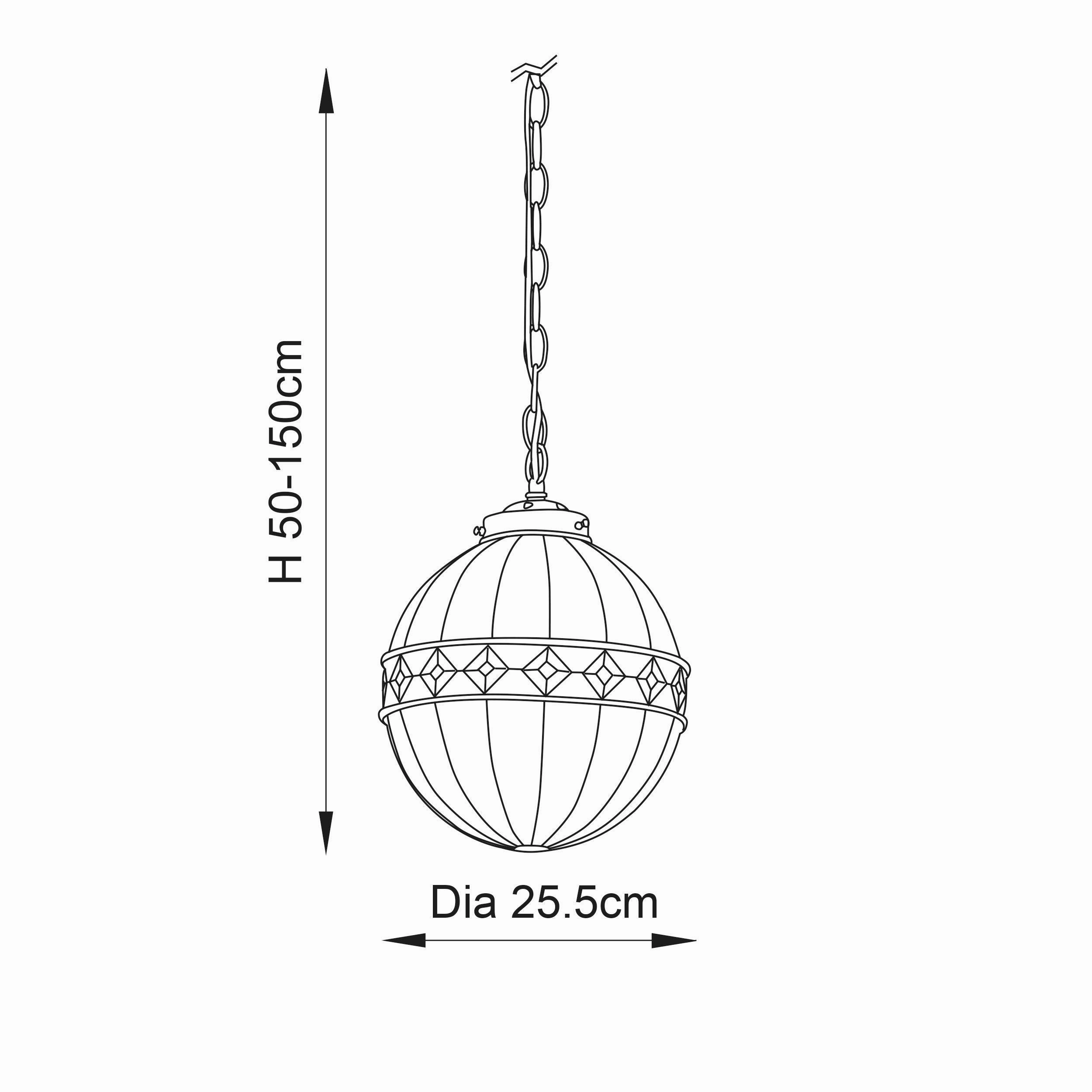 Interiors 1900 Fargo Small Tiffany Globe Ceiling Light