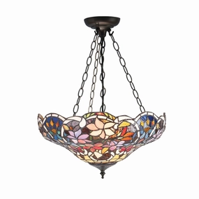 Interiors 1900 Sullivan Inverted Tiffany Ceiling Light recessed ceiling spot lamp