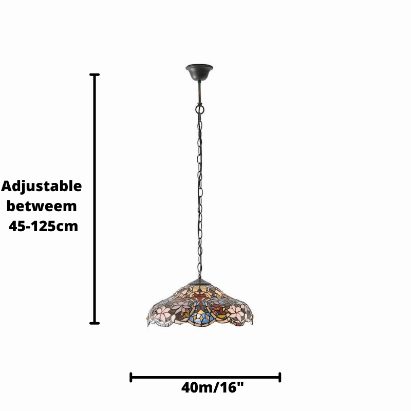Interiors 1900 Sullivan Medium Tiffany Ceiling Light