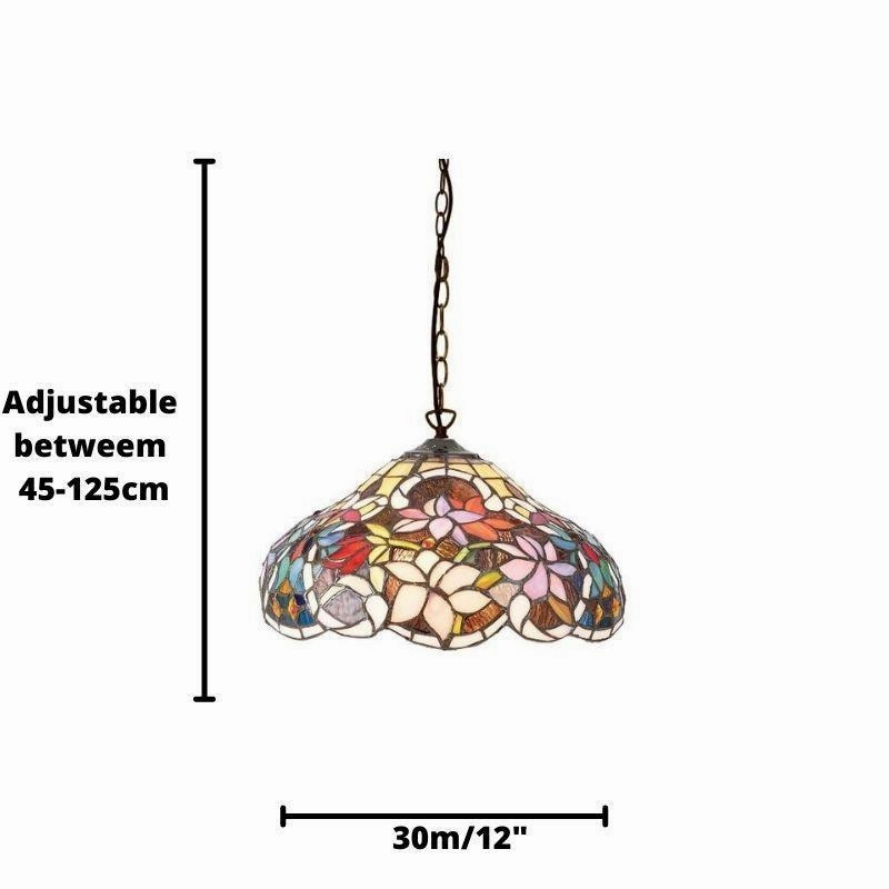 Interiors 1900 Sullivan Small Tiffany Ceiling Light