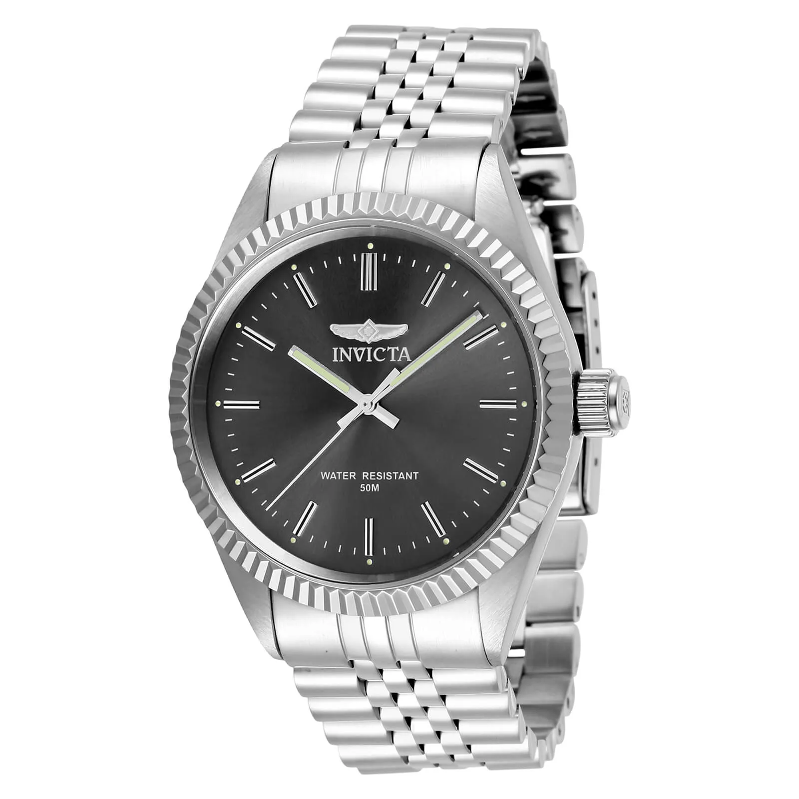Invicta 29372 Men's Specialty Charcoal Dial Bracelet Quartz Watch Invicta Men's Watches