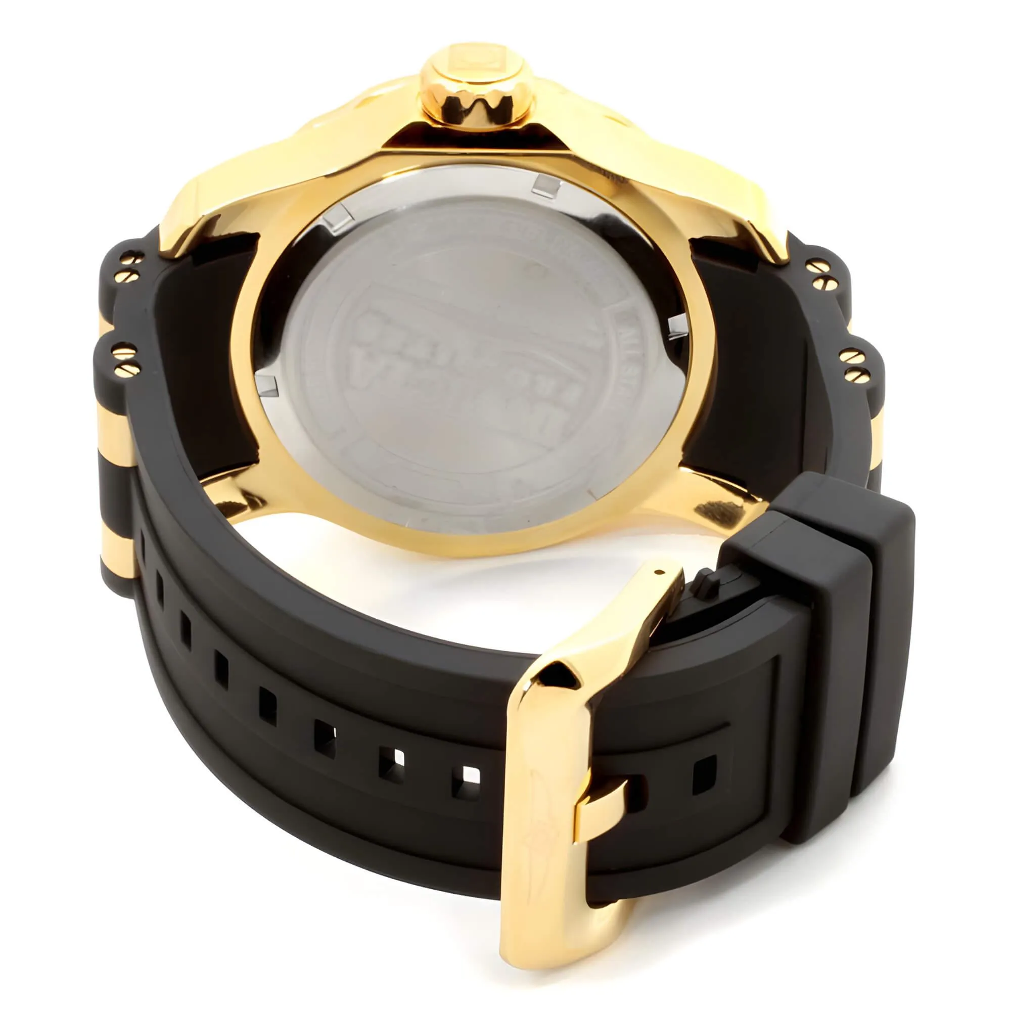 Invicta 6993 Men's Pro Diver GMT Blue Dial Black Rubber Strap Watch Invicta Men's Watches