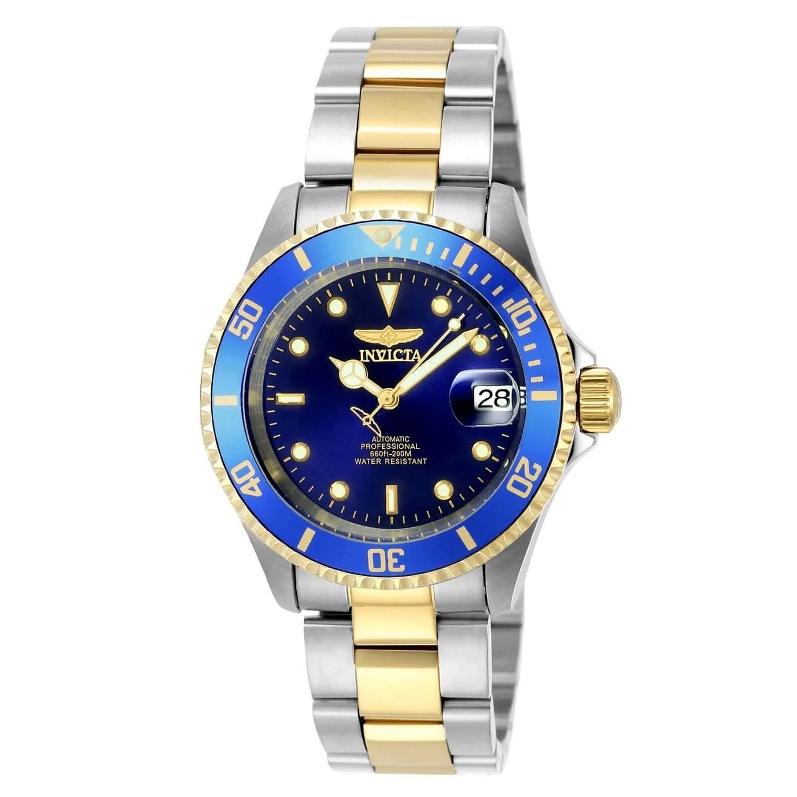 Invicta 8928OB Men's Coin Edge Bezel Automatic Pro Diver Blue Dial Invicta Men's Watches